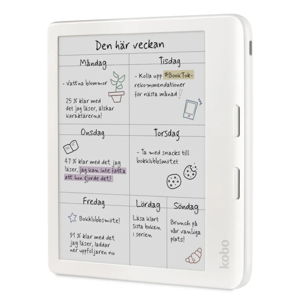 Kobo Libra Colour läsplatta 7" Vit