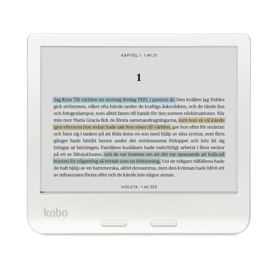 Kobo Libra Colour läsplatta 7" Vit