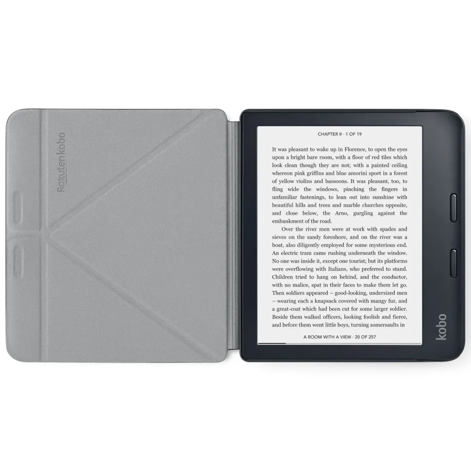 Kobo Libra 2 Sleepcover Fodral Skifferblå