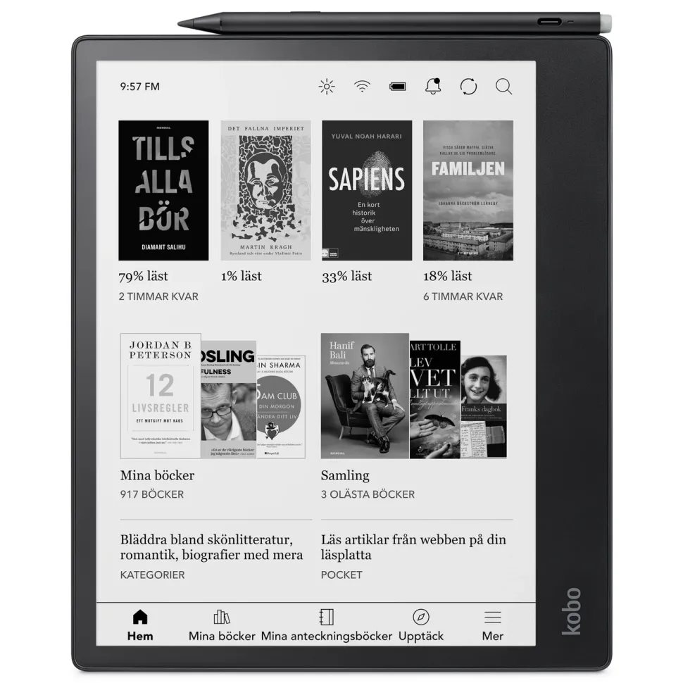 Kobo Notebook Elipsa 2E med Kobo Stylus 2