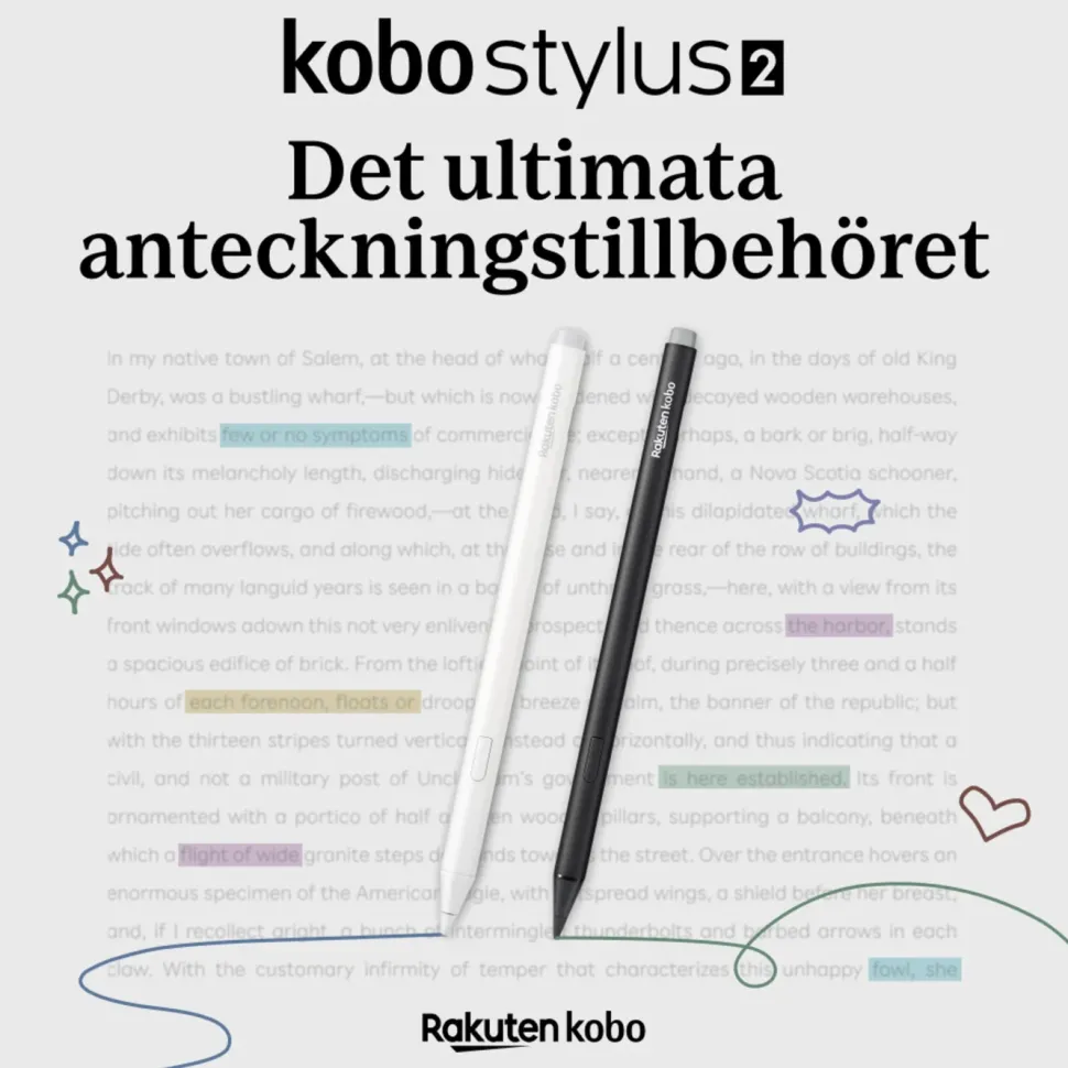 Kobo Stylus 2-penna Vit