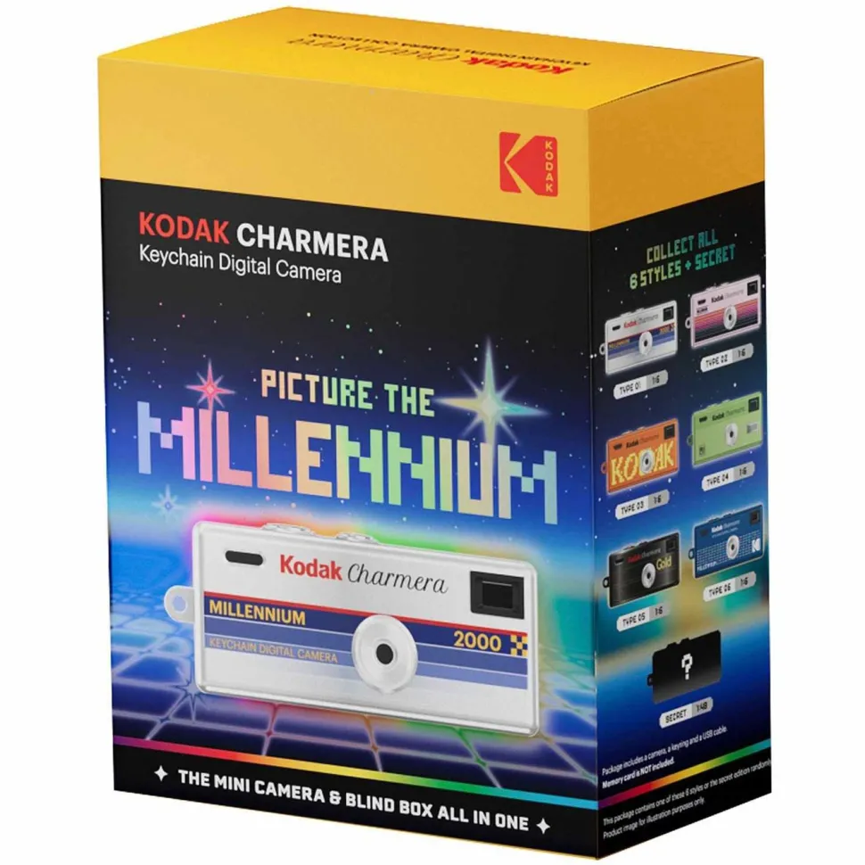 Kodak Charmera Millenium nyckelringskamera Blind Box