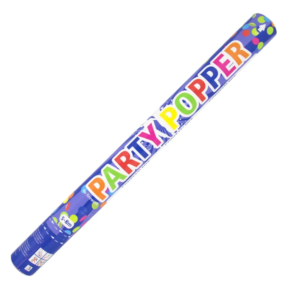 Konfettikanon med pappersremsor XL Mix