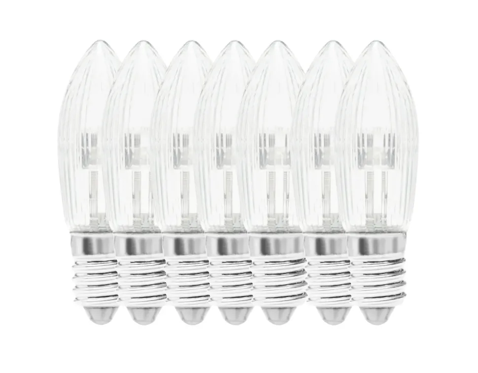 Ledsavers Reservlampa till Adventsljusstakar LED 7-pack