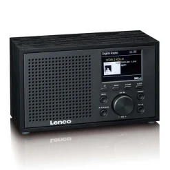 Lenco DAR-017BK DAB+ FM-radio med Bluetooth