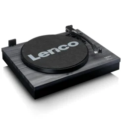 Lenco LS-301BK med högtalare