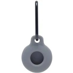 Linocell AirTag silikonfodral med karbinhake Grå