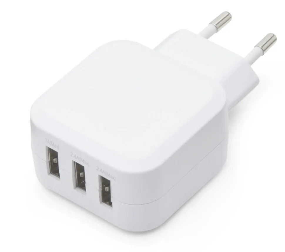 Linocell 4,8 A USB-laddare med tre portar