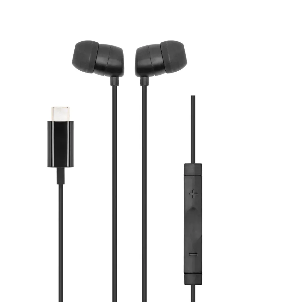 Linocell Bullets USB-C-Hörlurar Svart