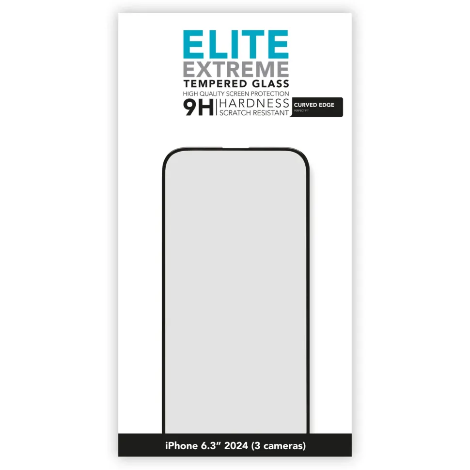 Linocell Elite Extreme Curved Skärmskydd för iPhone 16 Pro