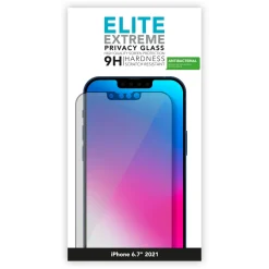 Linocell Elite Extreme Privacy Glass Skärmskydd för iPhone 13 Pro Max och 14 Plus