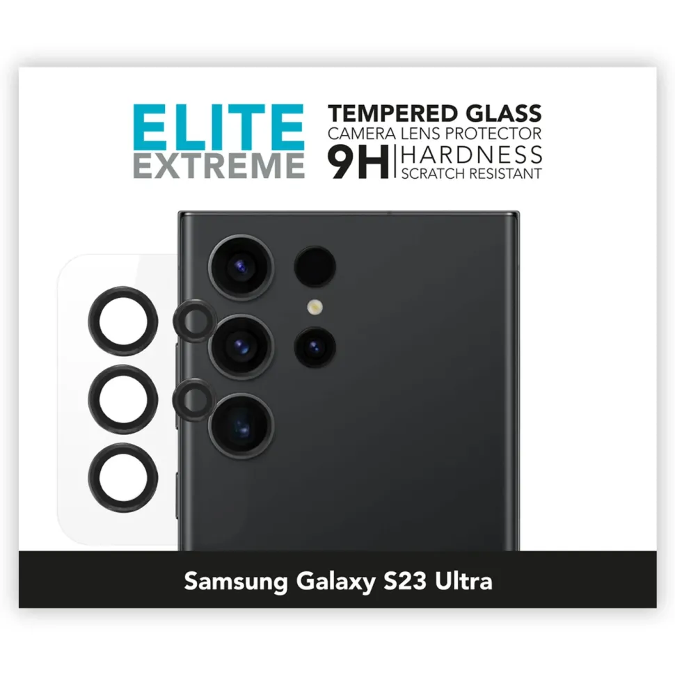 Linocell Elite Extreme Skydd för kameralinsen Galaxy S23 Ultra