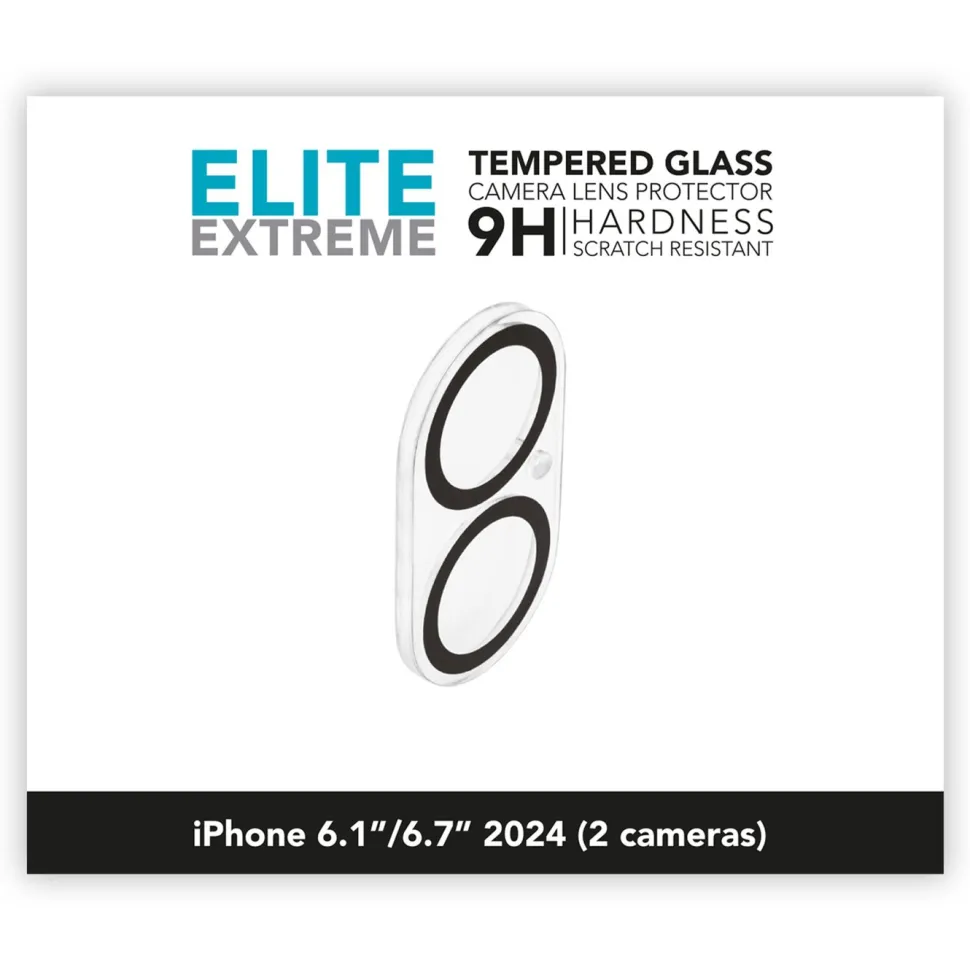 Linocell Elite Extreme Skydd för kameramodulen iPhone 16, 16 Plus och 17