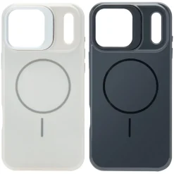 Linocell Flip Stand Case Mobilskal för iPhone 17 Pro Max Vit