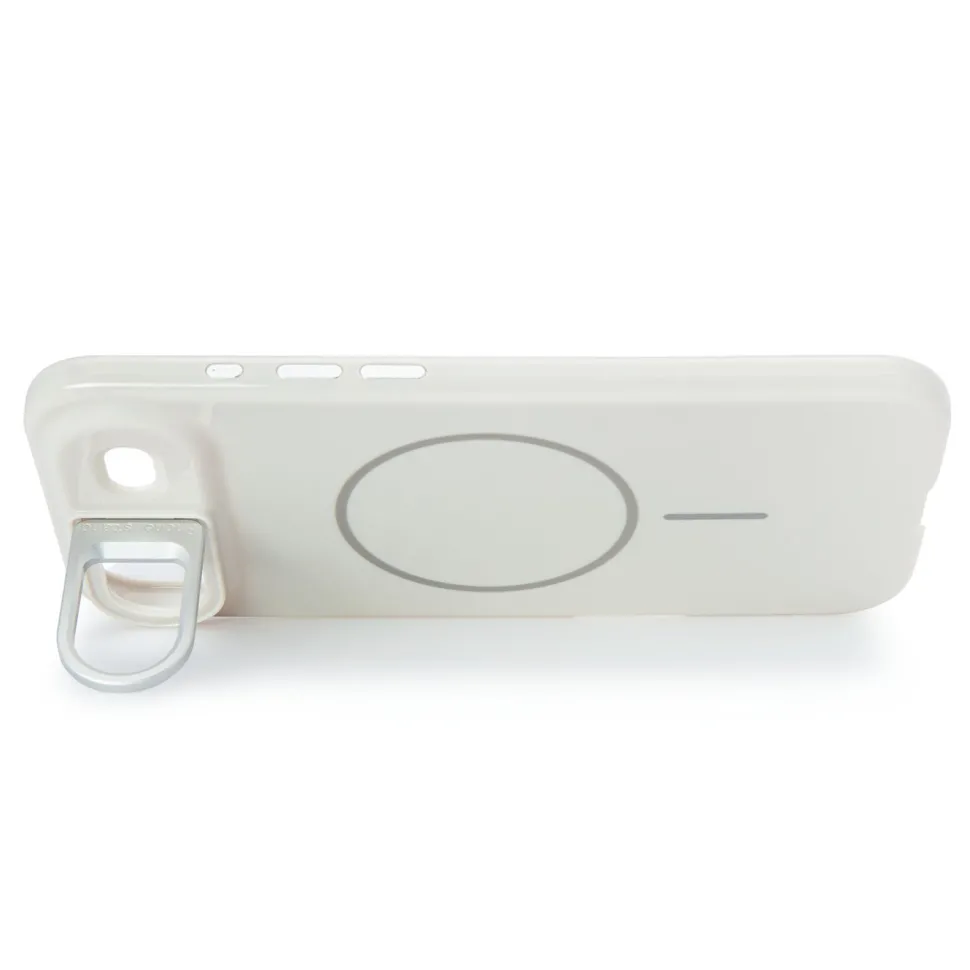 Linocell Flip Stand Case Mobilskal för iPhone Air Vit