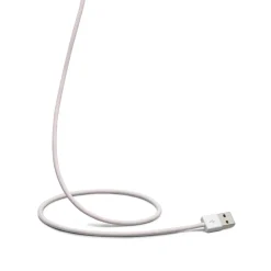 Linocell Flätad USB-A- till Lightning-kabel Rosa 0,5 m