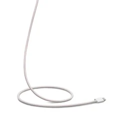 Linocell Flätad USB-A- till Lightning-kabel Rosa 1 m