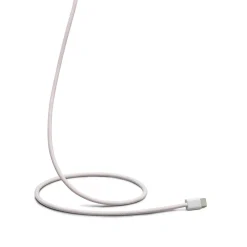 Linocell Flätad USB-C- till Lightning-kabel Rosa 0,5 m