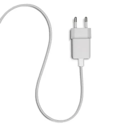 Linocell Flätad USB-C- till Lightning-kabel Vit 1 m