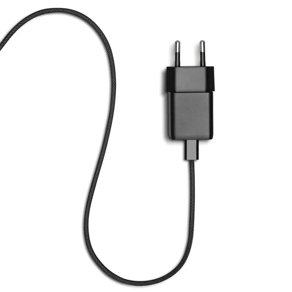 Linocell Flätad USB-C- till USB-C-kabel 60W Svart 0,5 m