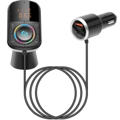 Linocell FM-sändare med Bluetooth och snabbladdning