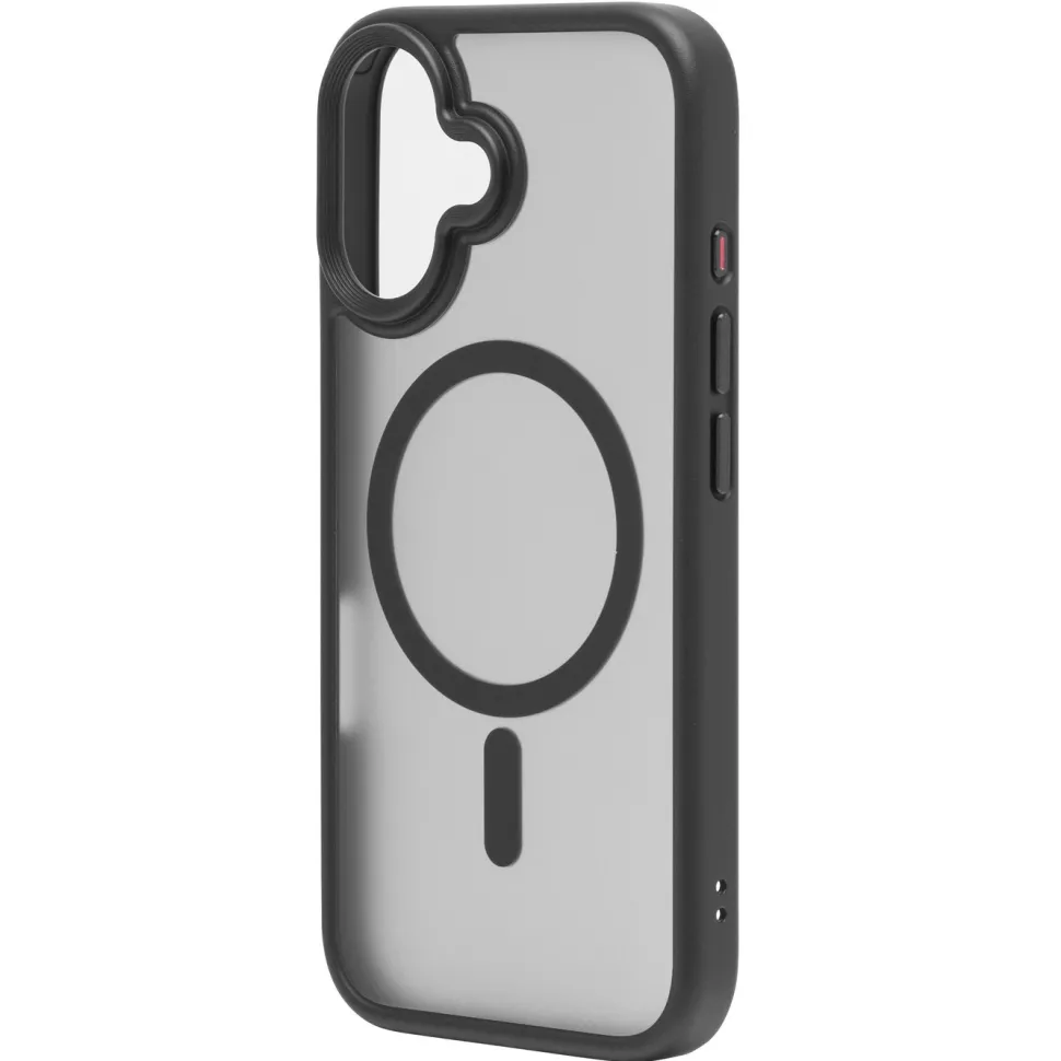 Linocell Hard Case Mobilskal för iPhone 16 Svart