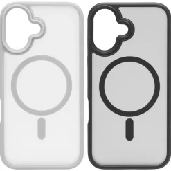 Linocell Hard Case Mobilskal för iPhone 16 Grå
