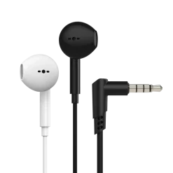Linocell Hörlurar med mikrofon och 3,5 mm-kontakt Vit