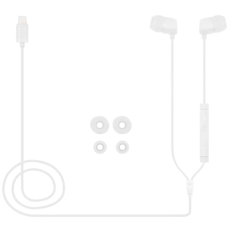 Linocell In-ear Lightning-hörlurar Vit
