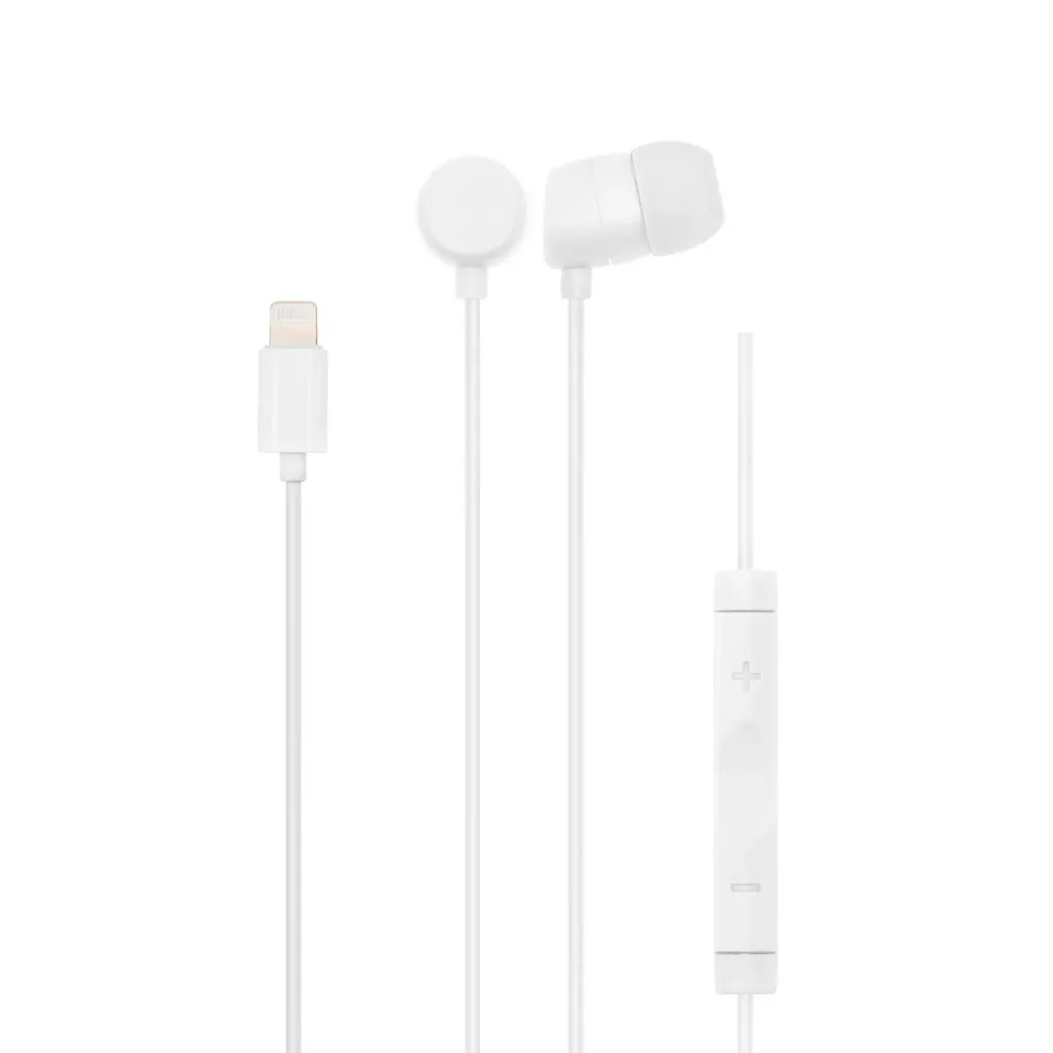 Linocell In-ear Lightning-hörlurar Vit