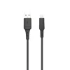 Linocell iPad- och iPhone-billaddare Lightning-kabel Svart