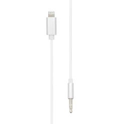 Linocell Lightning till 3,5 mm-kabel 1 m Vit