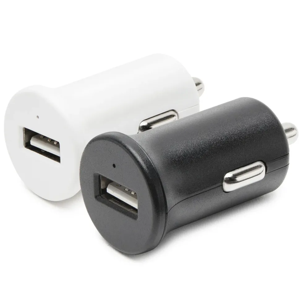 Linocell Mini USB-billaddare 2,4 A Svart