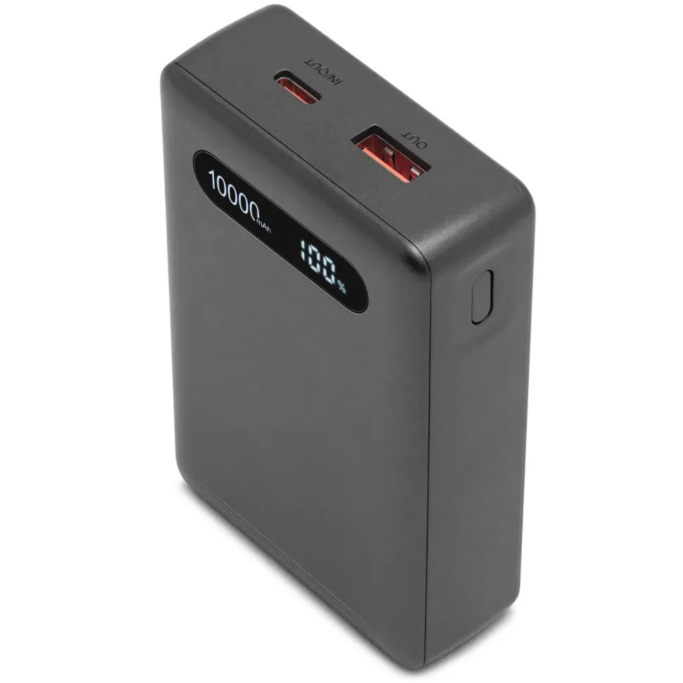 Linocell Powerbank 10000 mAh med 20W laddning Svart