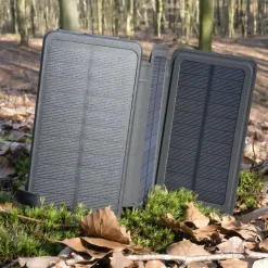 Linocell Powerbank med solcellsladdning 16000 mAh