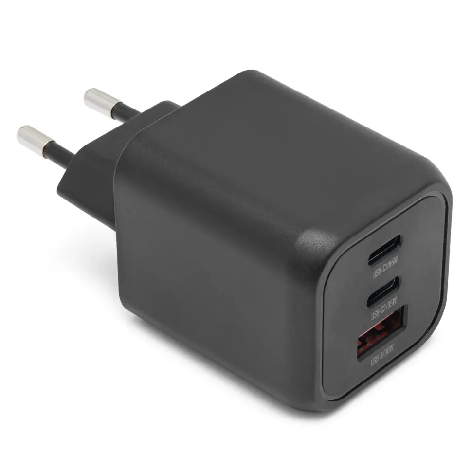Linocell Premium GaN multiladdare 65 W PD Svart