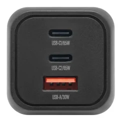 Linocell Premium GaN multiladdare 65 W PD Svart