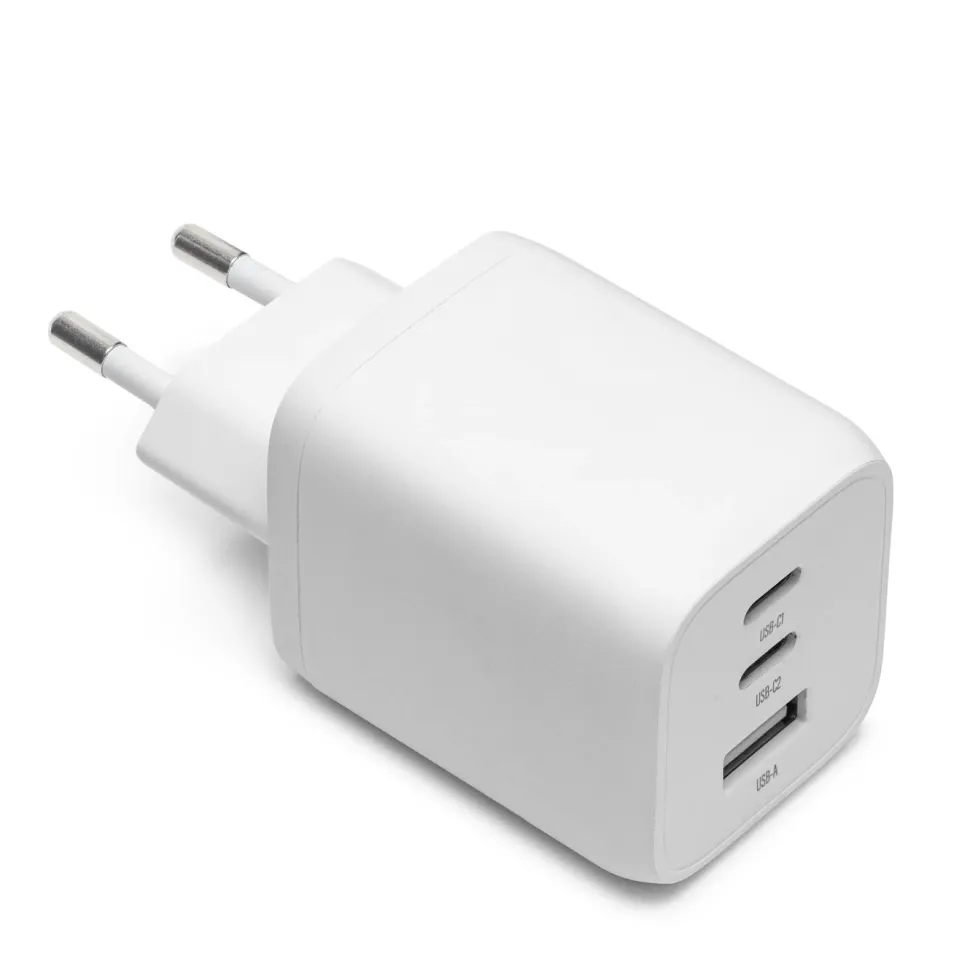 Linocell Premium GaN USB-C laddare med PD 65 W Vit
