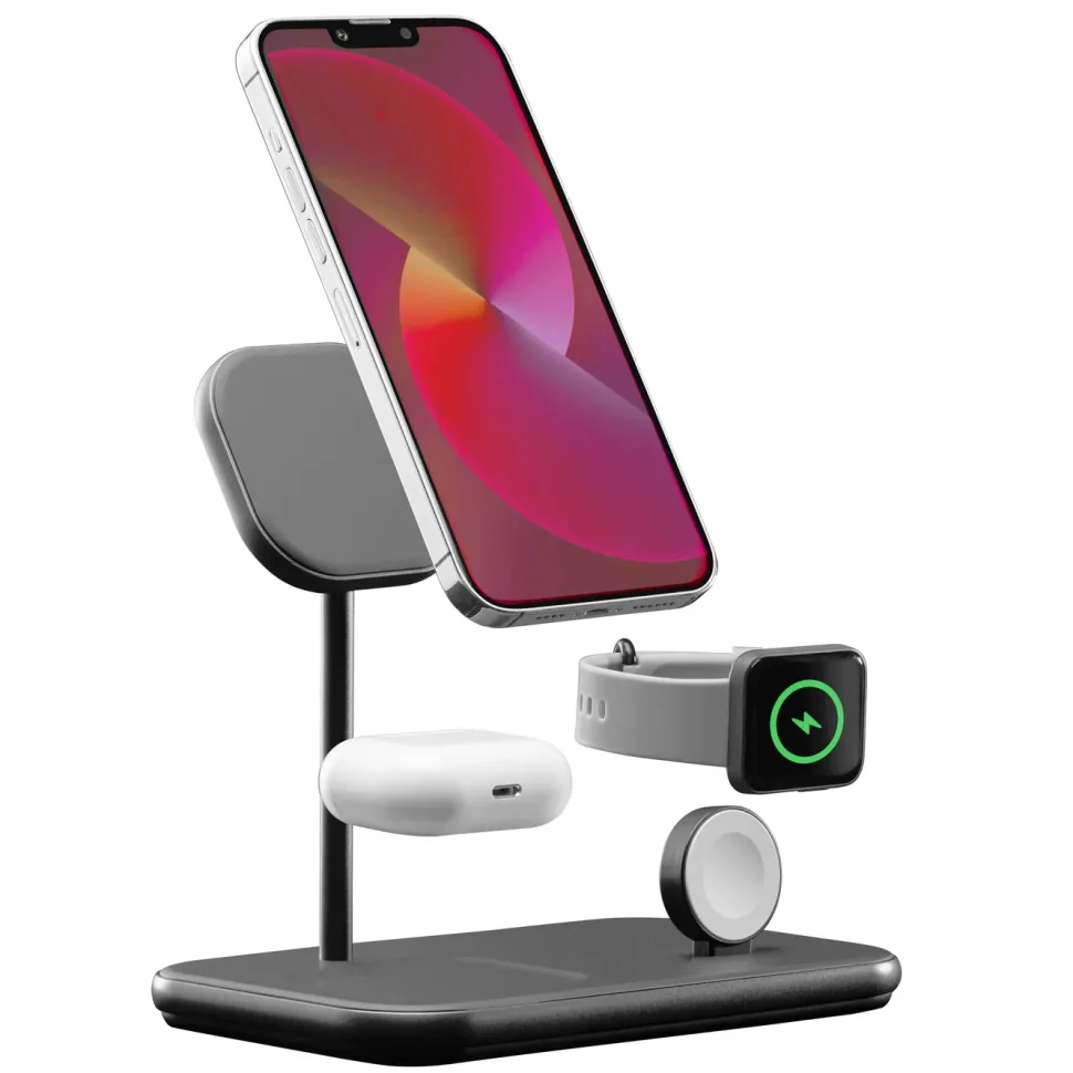 Linocell Premium 3-i-1-laddstation med MagSafe-kompatibilitet
