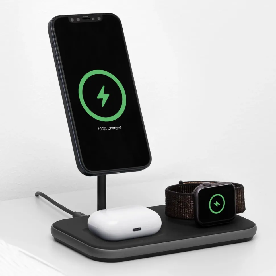 Linocell Premium 3-i-1-laddstation med MagSafe-kompatibilitet