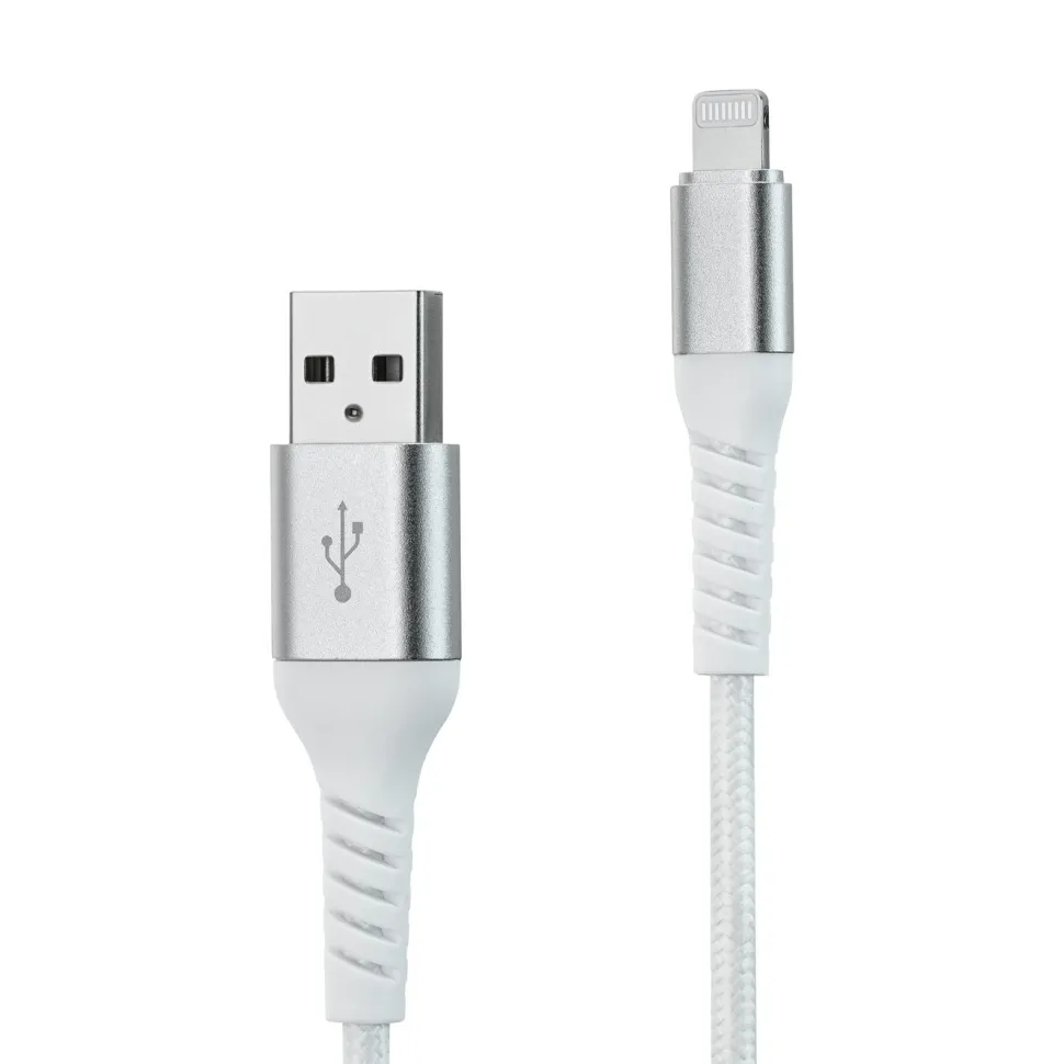 Linocell Premium Kevlar Lightning-kabel 2 m Vit