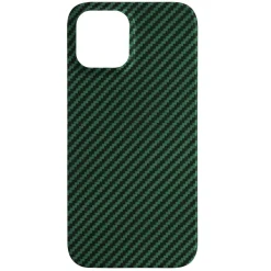 Linocell Premium Kevlar Tåligt skal för iPhone 12 Pro Max Grön