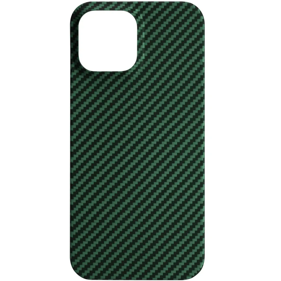 Linocell Premium Kevlar Tåligt skal för iPhone 13 Pro Max Grön
