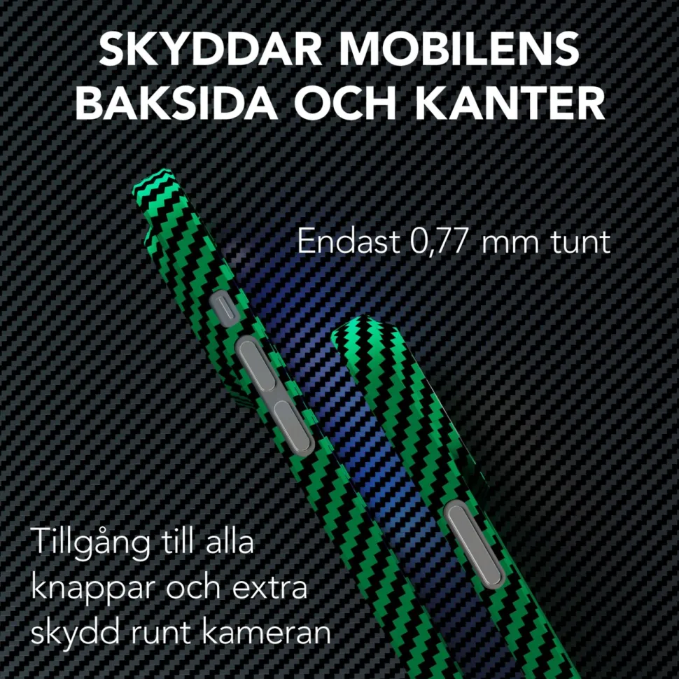 Linocell Premium Kevlar Tåligt skal för iPhone 13 Pro Max Grön