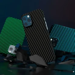 Linocell Premium Kevlar Tåligt skal för iPhone 12 Pro Max Blå