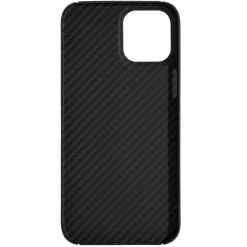 Linocell Premium Kevlar Tåligt skal för iPhone 12 Pro Max Svart
