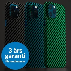 Linocell Premium Kevlar Tåligt skal för iPhone 12 Pro Max Svart