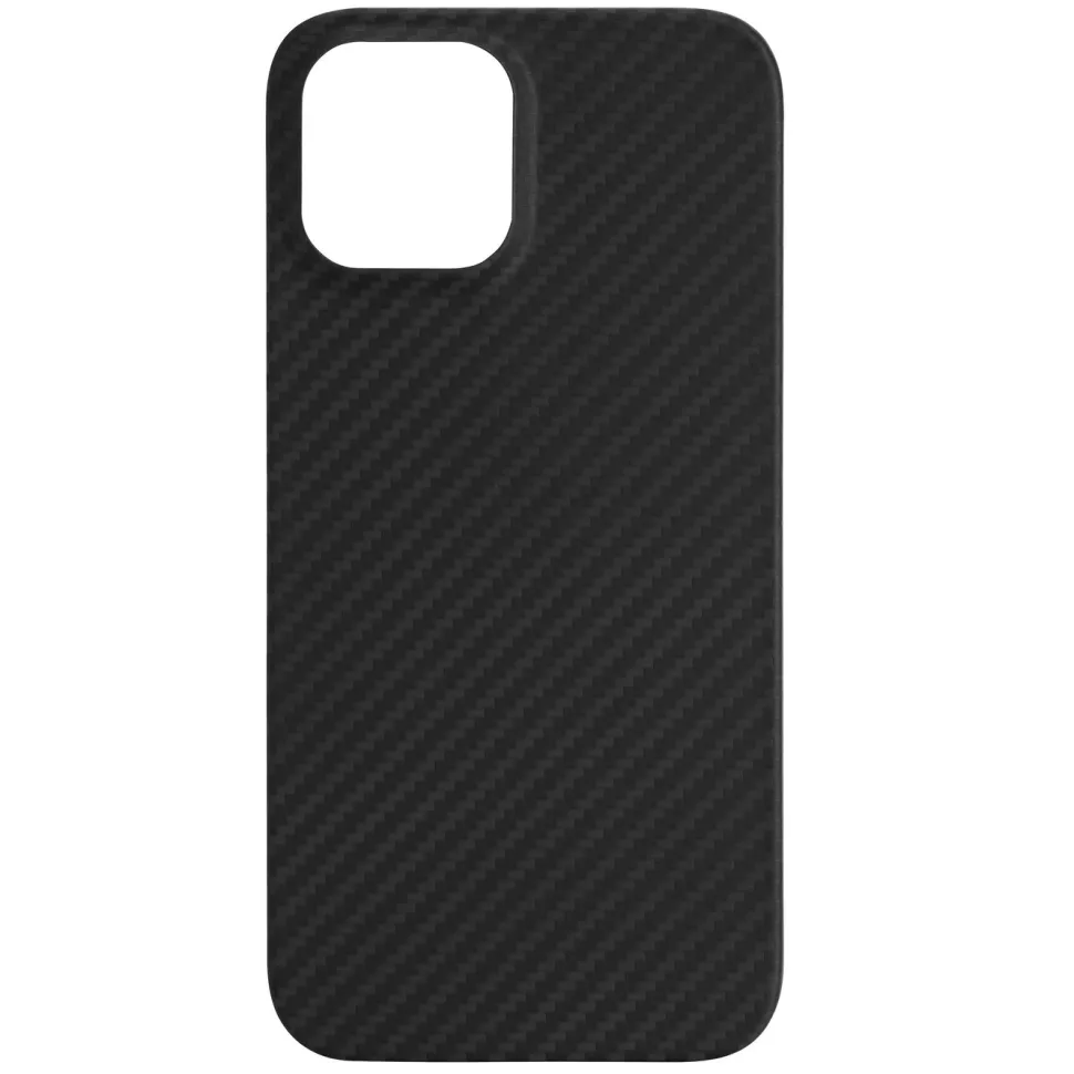 Linocell Premium Kevlar Tåligt skal för iPhone 12 Pro Max Svart