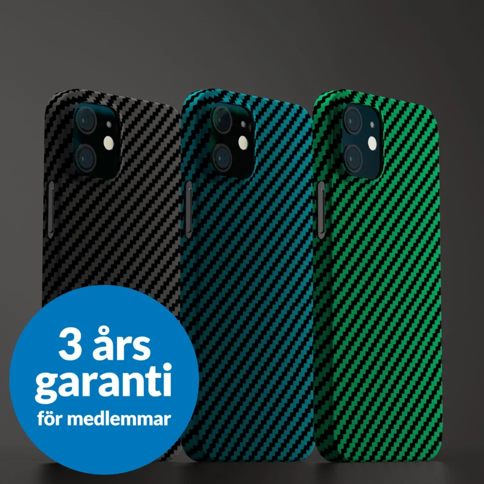 Linocell Premium Kevlar Tåligt skal för iPhone 12 Mini Blå