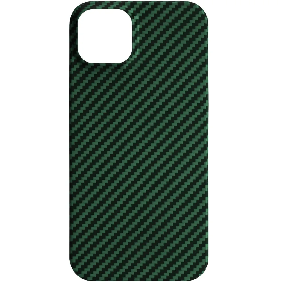 Linocell Premium Kevlar Tåligt skal för iPhone 13 Grön